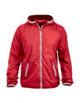 Clique Übergangsjacke Hardy (moderne Windbreaker mit Kapuze) rot Herren